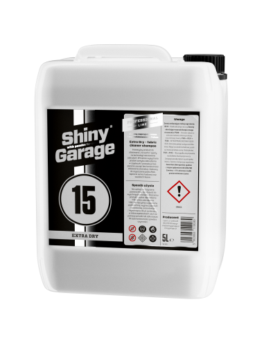 Shiny Garage limpiador de tapizados en seco Extra Dry 5 Litros