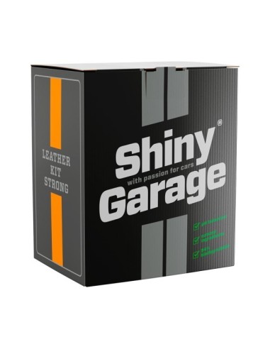 Kit de limpieza profesional para cuero del coche Leather Kit Strong Shiny Garage