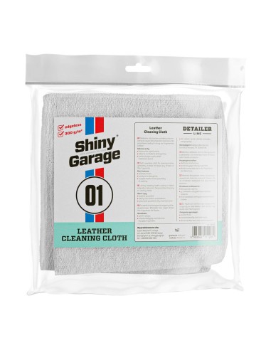Shiny Garage toalla para limpieza de cuero de coche Leather Cleaning Cloth
