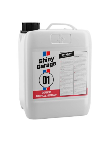 Cera sintética rápida para coche Quick Detail Spray (5 Litros) Shiny Garage