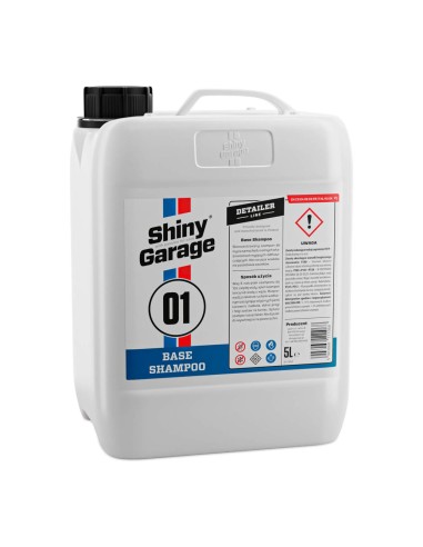 Jabón de lavado para coche profesional con aroma a cereza Base Shampoo (5 litros) Shiny Garage