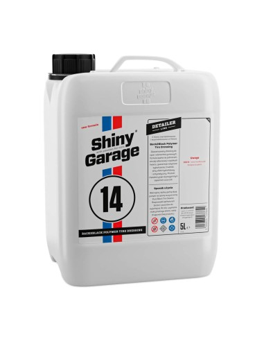 Acondicionador hidratante para neumáticos de coche Back2Black Tire Dressing (5 Litros) Shiny Garage