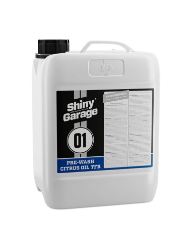 Shiny Garage espuma de prelavado snow foam cítrica Pre-Wash Citrus Oil TFR 5 Litros