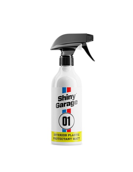 Acondicionador de plásticos para coche con acabado mate Interior Plastic Protectant Matt (500 ml) Shiny Garage