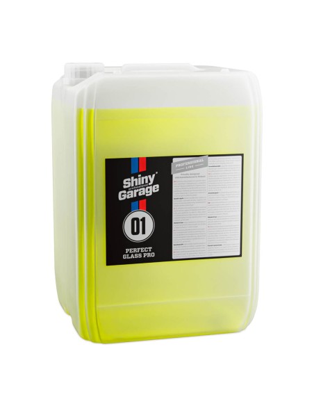 Limpiador de cristales para coche profesional Perfect Glass Pro (25 Litros) Shiny Garage