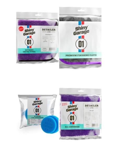 Pack de toallas de microfibra para detailers