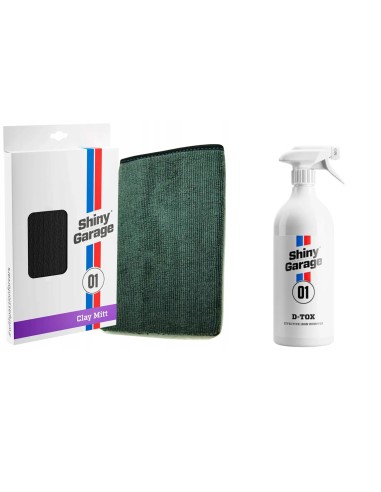Kit para descontaminación de la pintura del coche