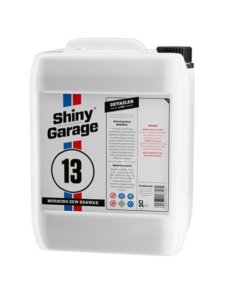 Shiny Garage cera rápida infusionada en carnauba para coche Morning Dew Q&D WAX 5 Litros, cera carnauba coche - Vimarsana News